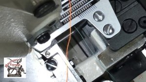 Как делать заправку ниток на промышленном оверлоке