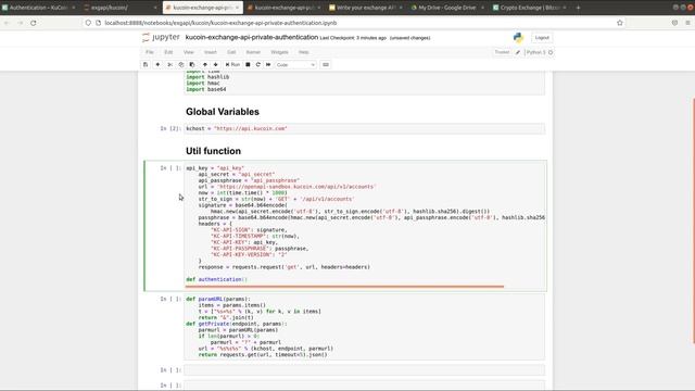 How to write a Crypto Exchange API using Python (part II Authentication) смотреть онлайн