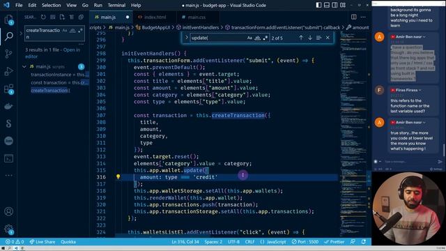 JavaScript OOP Budget App | Weekend | QnA смотреть онлайн