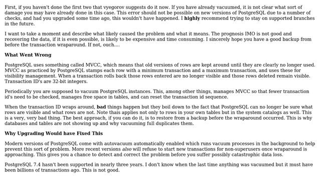 Databases: PostgreSQL 7.4 data corruption (3 Solutions!!) смотреть онлайн