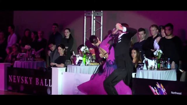 Виктор Поволоцкий и Алина Фисенко. Невский бал 2017. смотреть онлайн