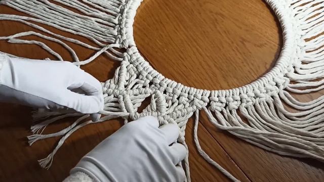 How To Make A Macrame Mirror (DIY  Mandala Wall Hanging)