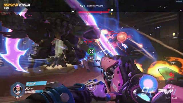 Overwatch Zarya Ultimate. смотреть онлайн