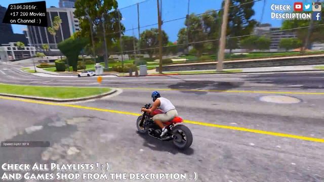 Honda CB750 Cafe Racer - GTA V MOD | 2.7K / 1440p ! _REVIEW смотреть онлайн