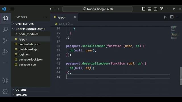 Master Google Auth with Node.js, Passport.js, EJS, Session and Express in Hindi смотреть онлайн