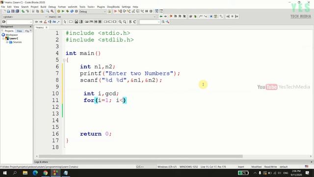 Greatest Common Divisor (GCD) | C Programming Examples Malayalam Tutorial | смотреть онлайн