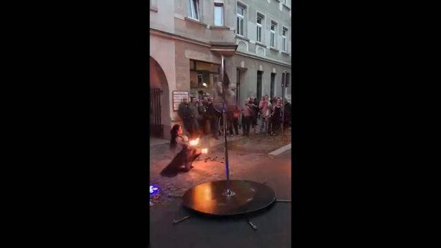 Hoop & Fire ( Aerial Hoop ) & Fireshow Melody Aurora & Roxy Royal @ Tattoo Studio Opening смотреть онлайн