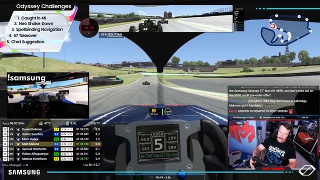 Samsung Challenge, can I beat just 1 iRacer with over 4k irating? смотреть онлайн