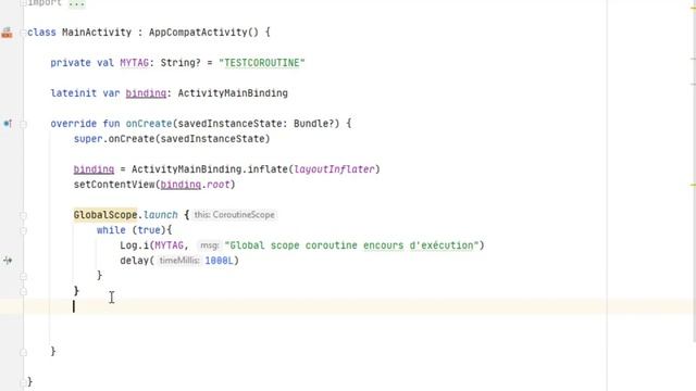 Android coroutine Ep8 La portée des coroutines (Scope) | tuto français смотреть онлайн
