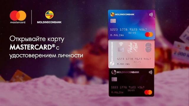 Сказочные подарки при открытии карты Mastercard от Moldindconbank смотреть онлайн