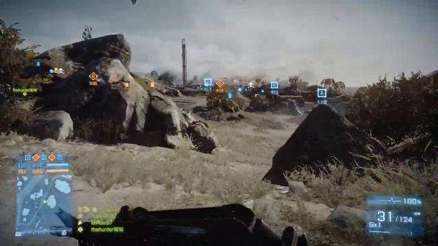 Battlefield 3 On gt 740m Ultra Texures 60fps смотреть онлайн