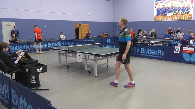 Лазарев М.  Буревестник (Ухта) - Алексеев В. Авиатор (Н. Тагил) 3:0