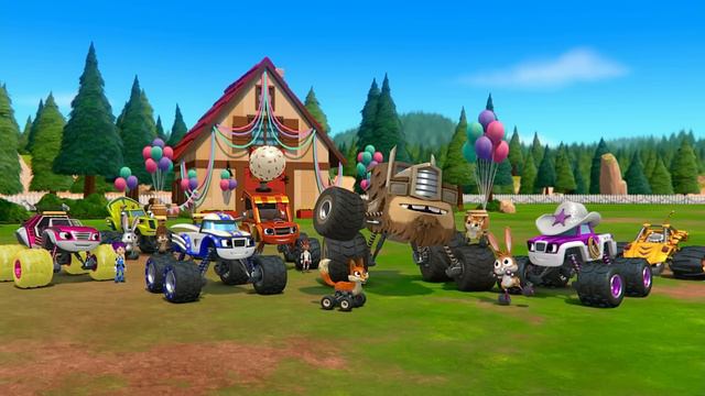 Blaze's Funny Jokes & April Fool's Day Fun! | 30 Minute Compilation | Blaze and the Monster Machine смотреть онлайн