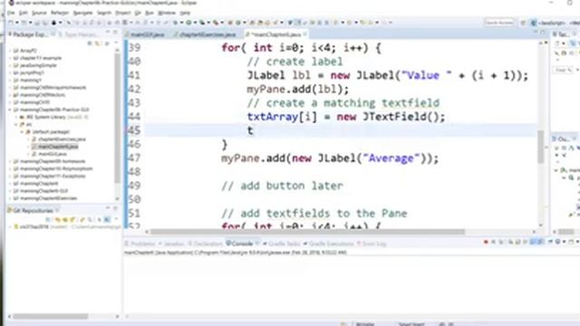 180228 Java GUI Exercise help смотреть онлайн