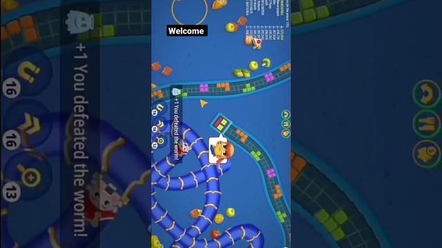 ?Worms zone game me rank 1 kaise laye? || #wormszone #snake #shortvideo #saampwalagame #viral смотреть онлайн
