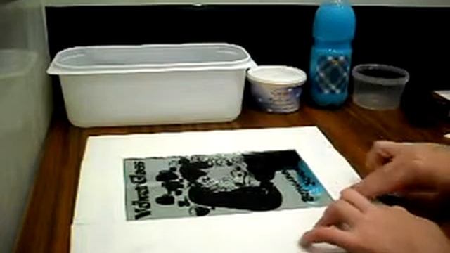 Сплошное матирование зеркала составом паста и жидкость Velvet Glass