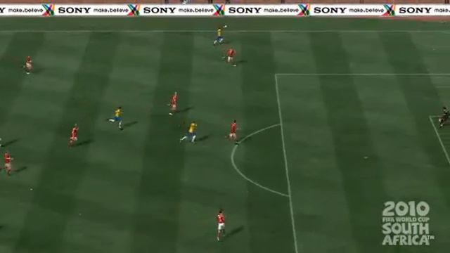Super goal by Ronaldinho in 2010 FIFA World Cup смотреть онлайн