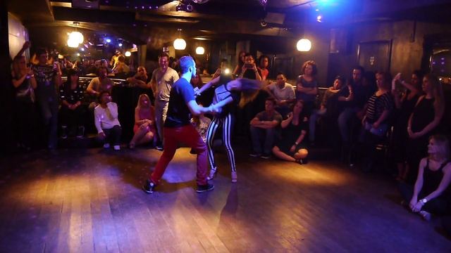 Bruno Galhardo & Eglantine Oliveira Brazilian Zouk 2nd Demo, London, UK Sept 2014 смотреть онлайн