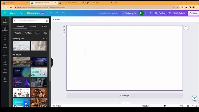How to Create a MULTI-PAGE Canva Website - Simple Guide смотреть онлайн