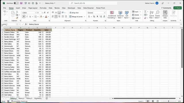 Print Titles Across Pages in Microsoft Excel смотреть онлайн