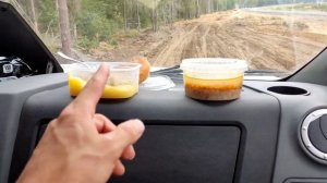 Подкачка колес. Чем кормят на вахте.