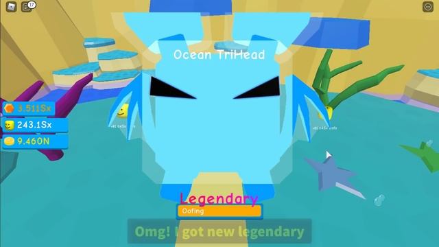New Update! ATLANTIS World + INDEX & 3 New Legendary OCEAN Pet in Oofing Legends Simulator! Roblox смотреть онлайн