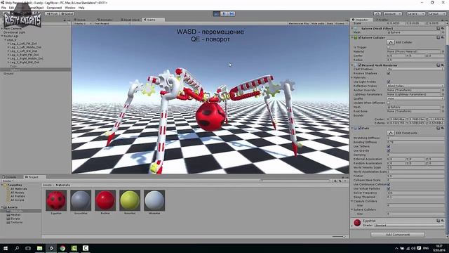 Осваиваем физику мягких тел в Unity (Soft body physics in Unity) смотреть онлайн