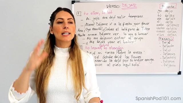 DEJAR: How to use the verb "to leave" in Spanish смотреть онлайн