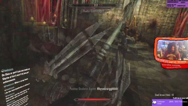 JUST LET HIM COOK 🍽️🍴👩🏻🍳🥩🦐🥕(Skyrim Bow Only Playthrough VOD #24) смотреть онлайн