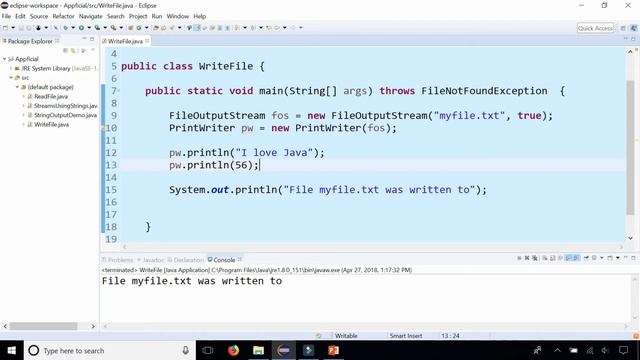 Java Flushing Output with the Flush Method - Send Buffer to Output Stream - APPFICIAL смотреть онлайн