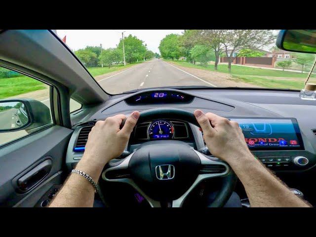HONDA CIVIC VIII тест драйв от первого лица смотреть онлайн