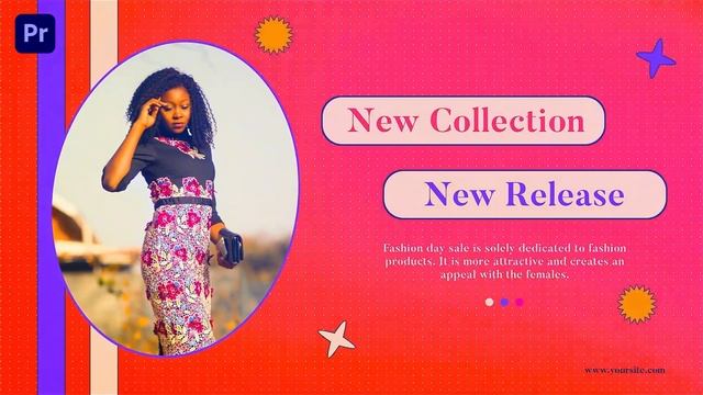 Groovy Fashion Slideshow Premiere Pro Template смотреть онлайн