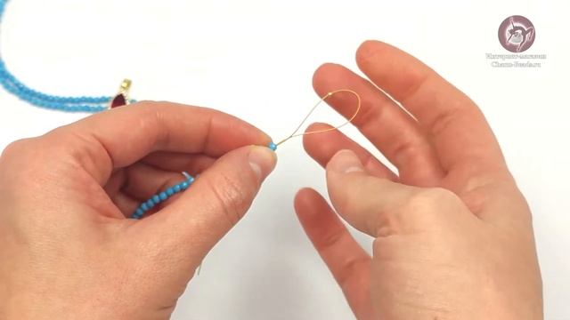 Мастер - класс "Двухрядное колье и серьги с подвесками - кристаллами" CharmBeads смотреть онлайн