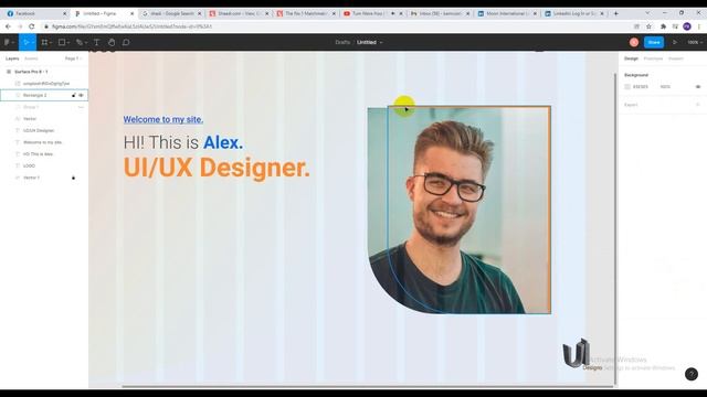 Portfolio design by figma.UI designs смотреть онлайн