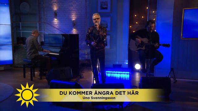 Uno Svenningsson sjunger "Du kommer ångra det här" - Nyhetsmorgon (TV4) смотреть онлайн