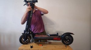 Люфт руля электросамоката kugoo m4 pro. Установка усилителя.