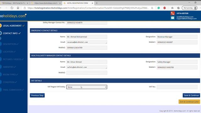 TBOHolidays Hotel Registration Demo смотреть онлайн