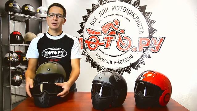 Shark Raw # Обзор мотошлема Shark Raw от Www.4-moto.ru