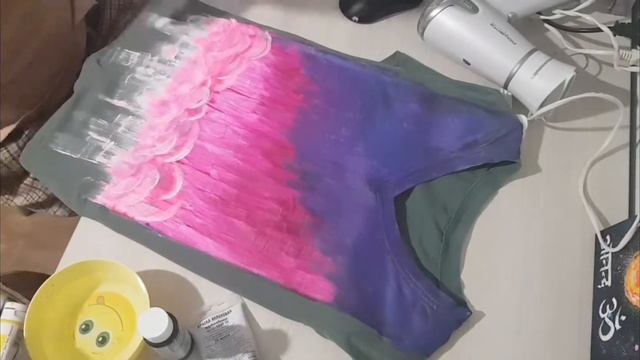 Новая жизнь вещей | футболка своими руками | космос акрилом смотреть онлайн