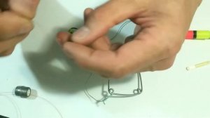 # 68 Монтаж металлического каркаса с технопланктоном для ловли толстолоба с поплавком .