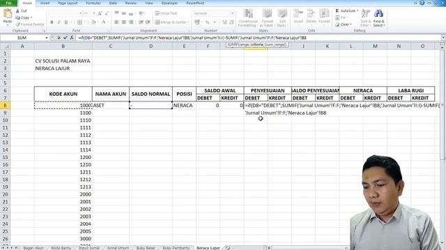 Solusi Software Murah Membuat Aplikasi Akuntansi Dengan Excel - Neraca Lajur смотреть онлайн