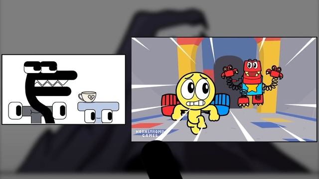 PROJECT: PLAYTIME TRAILERS | Alphabet Lore But F react to meme - PROJECT PLAYTIME OFFICIAL TRAILER смотреть онлайн