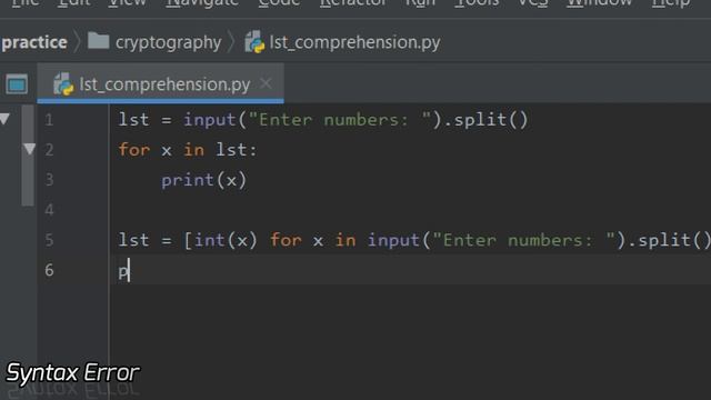 Python List Comprehension Basics Explained In Short | Step-By-Step | Example | One Line Code смотреть онлайн