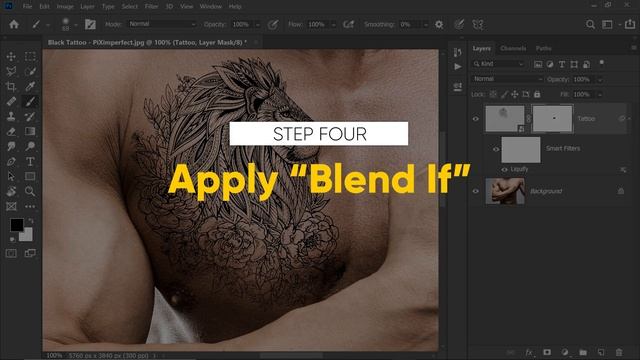 Add Amazing Tattoos Under 3 Minutes with Photoshop! смотреть онлайн
