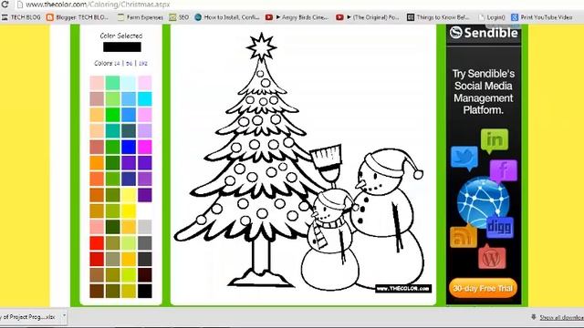 Online Coloring Book for Kids смотреть онлайн