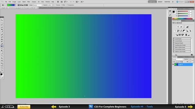 # 4 Photoshop -Tutorial for Complete Beginners HD ~ CS5 / CS5.1 Extended ~ Tools # 3 смотреть онлайн