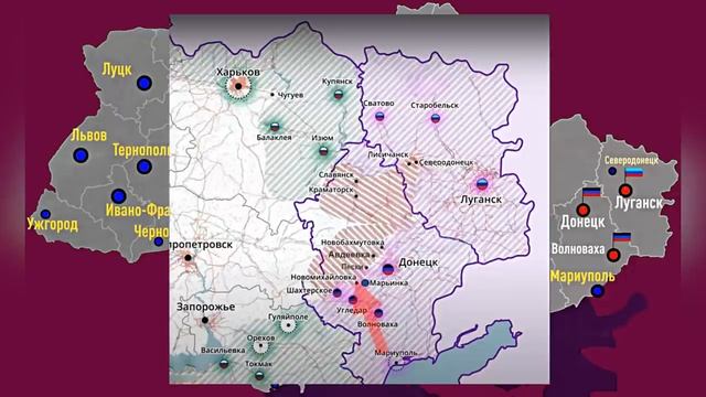 СВОДКИ С ФРОНТА 24.03.2022 Карта боевых действий на Украине. Военная спецоперация России.. смотреть онлайн