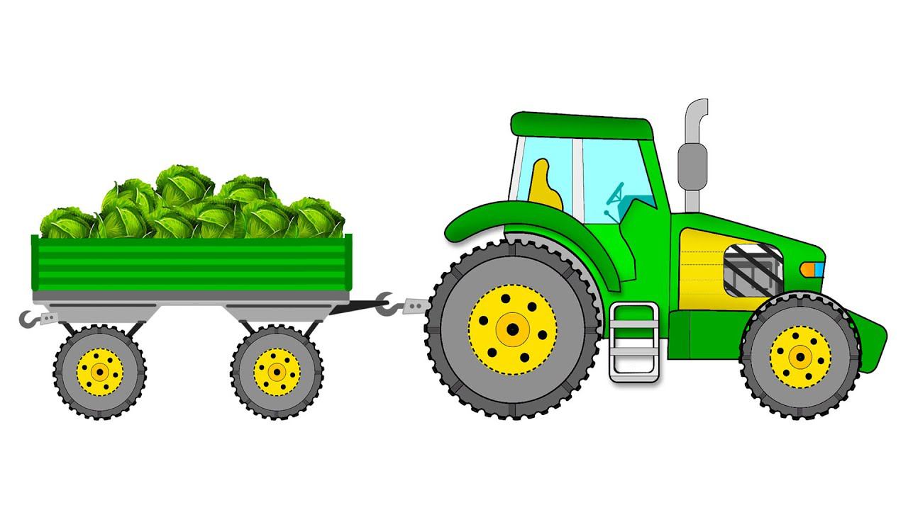 Город Машинок - Автомастерская. Ремонтируем ТРАКТОР и собираем урожай смотреть онлайн