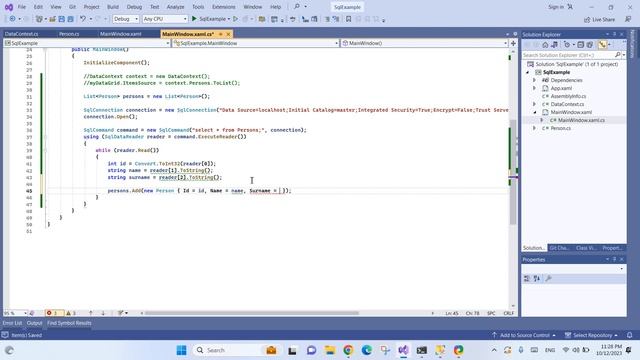 [C#] Fetch data from DataBase using SQL raw Queries смотреть онлайн