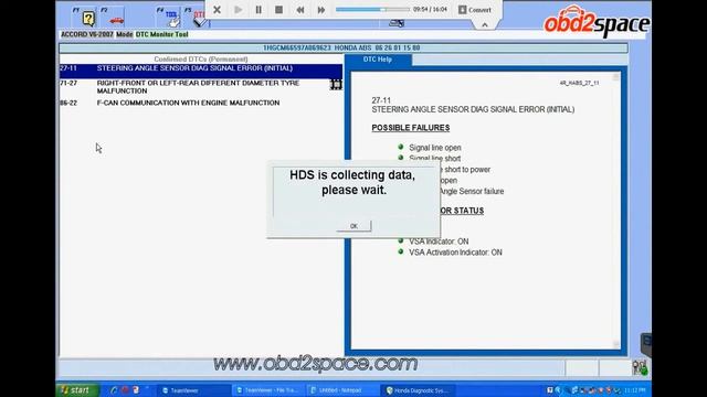 Honda HIM HDS 3012 023 Diagnostic Testing + Immobiliser Function + Adding Key